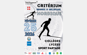 Critérium de ski nordique à Bellevaux